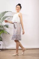 Phaedra Lace Dress in White