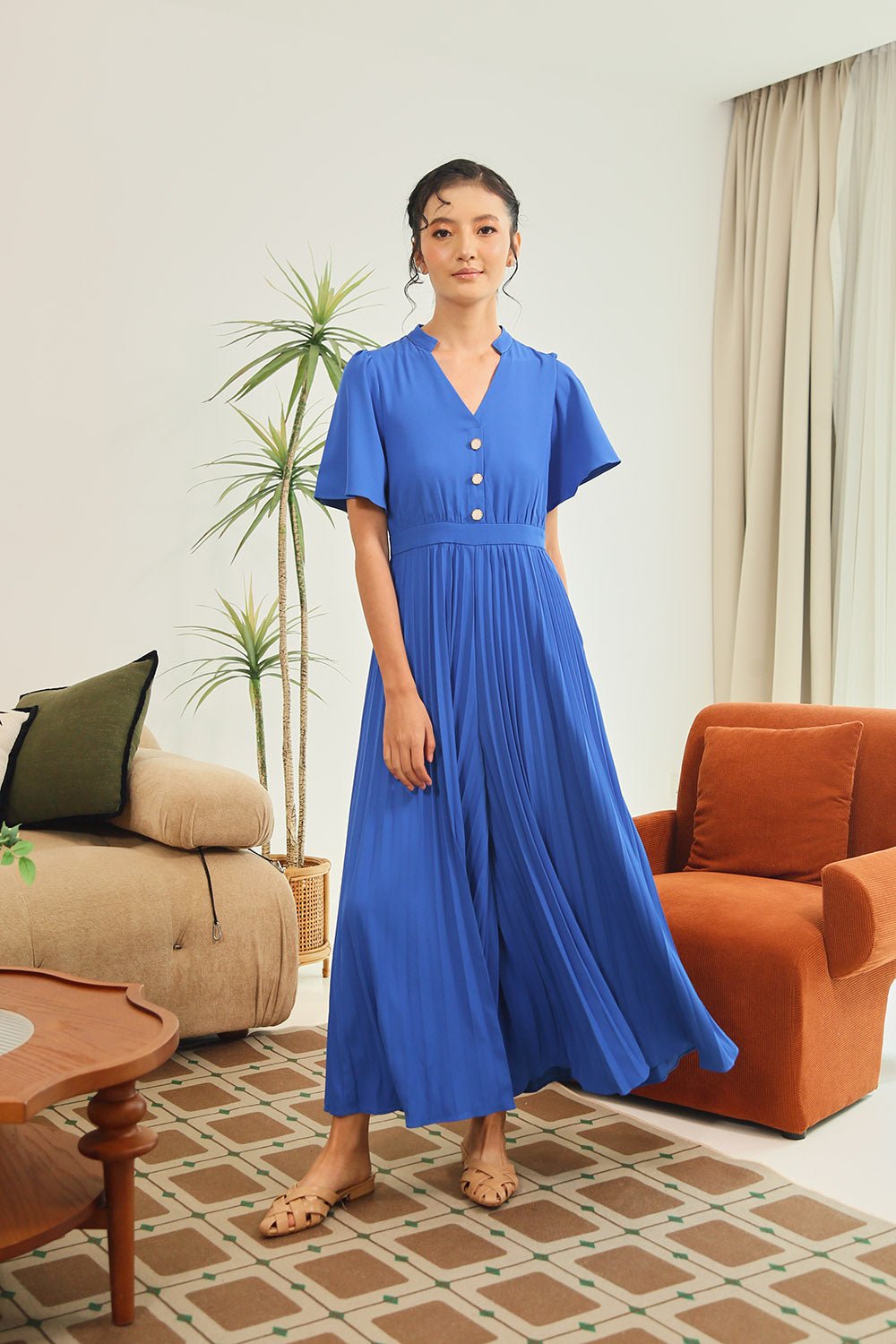 Kristela Jumpsuit in Blue - Imagen 4