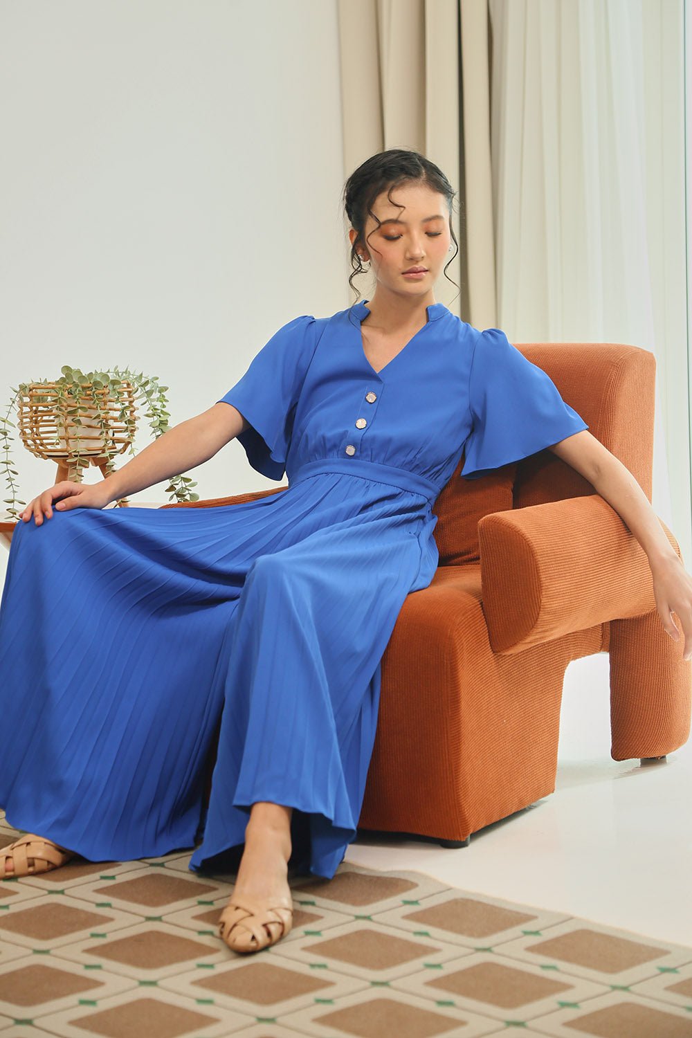Kristela Jumpsuit in Blue - Imagen 5