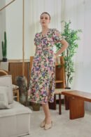 Marisa Midi Dress in Garden Bloom