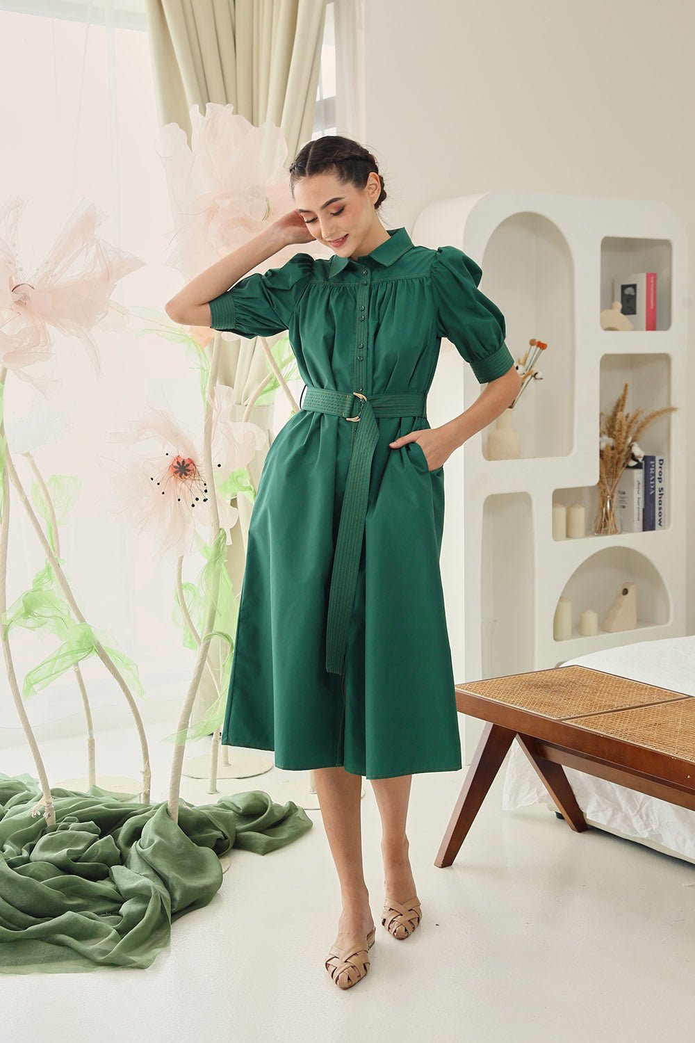 Clarissa Belted Shirt Dress – Bild 5