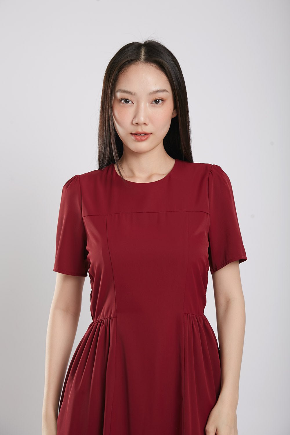 Pami Midi Dress in Red - Imagen 9