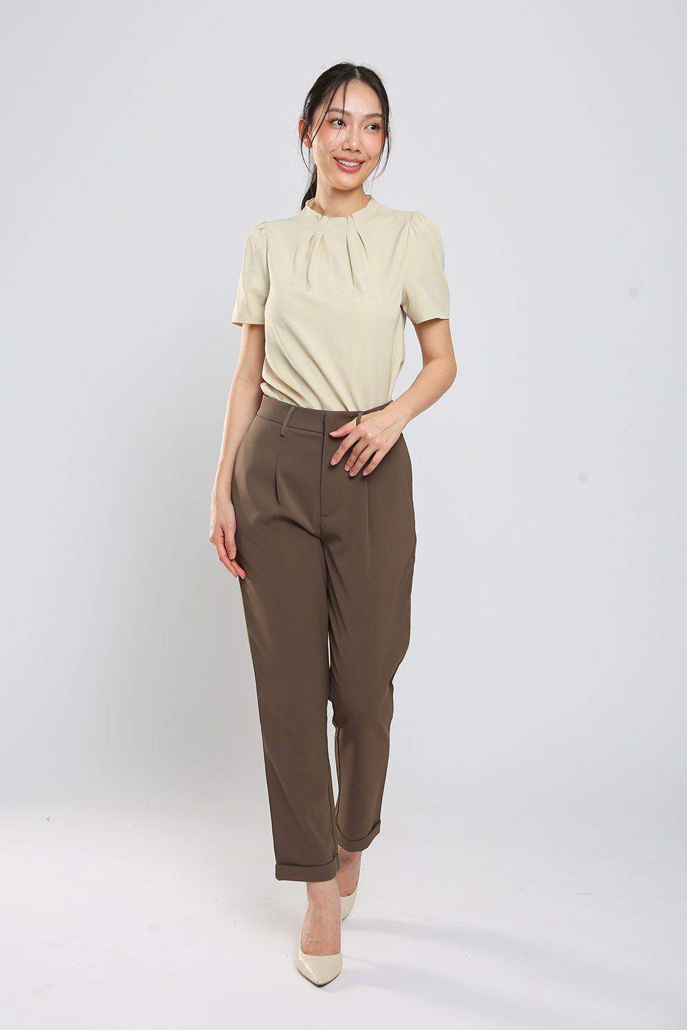 Odell Blouse in Apricot - 画像 7