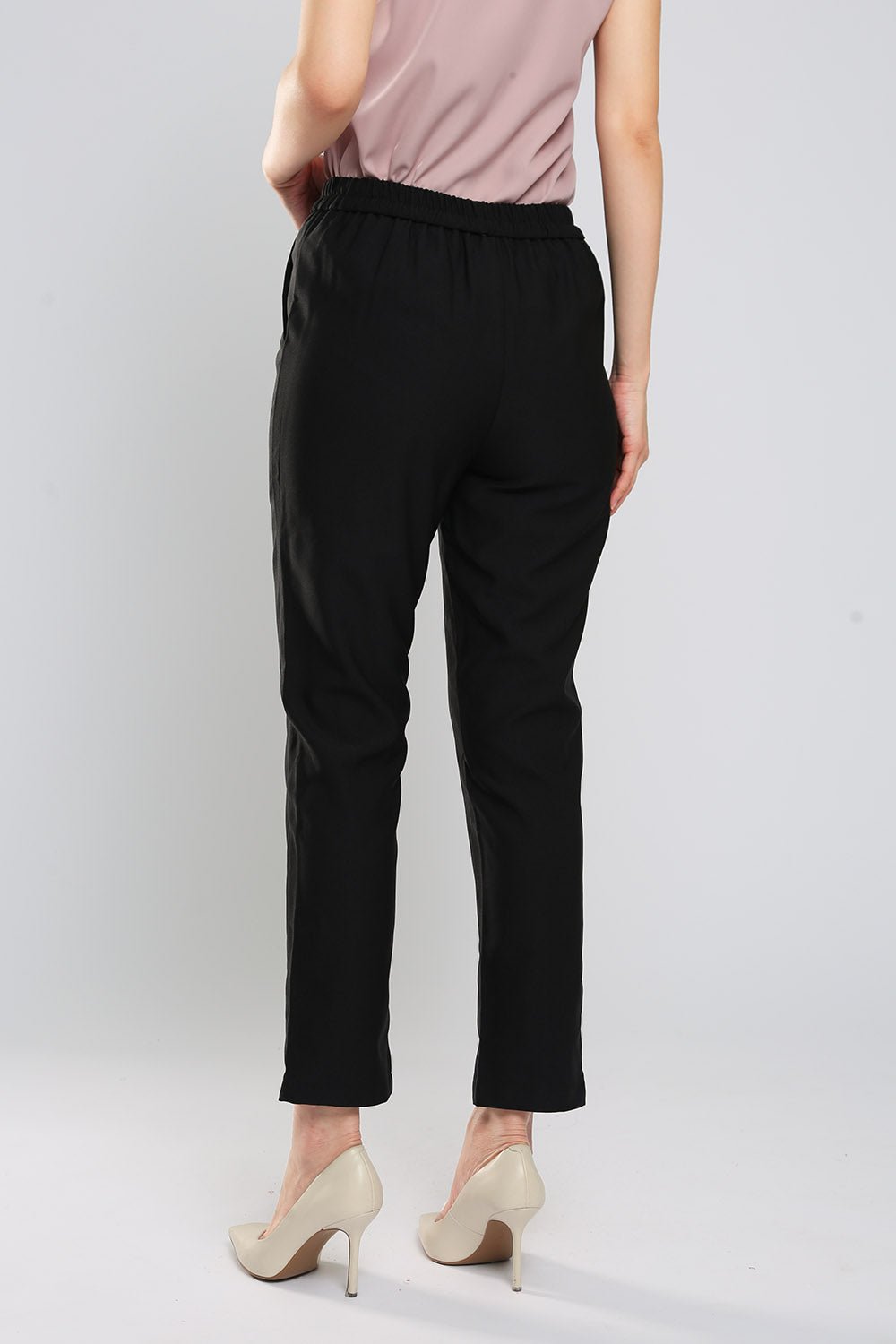 Monalise Tailored Pants in Black - Imej 5