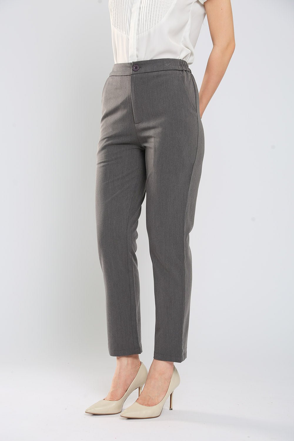 Monalise Tailored Pants in Grey - 圖片 5