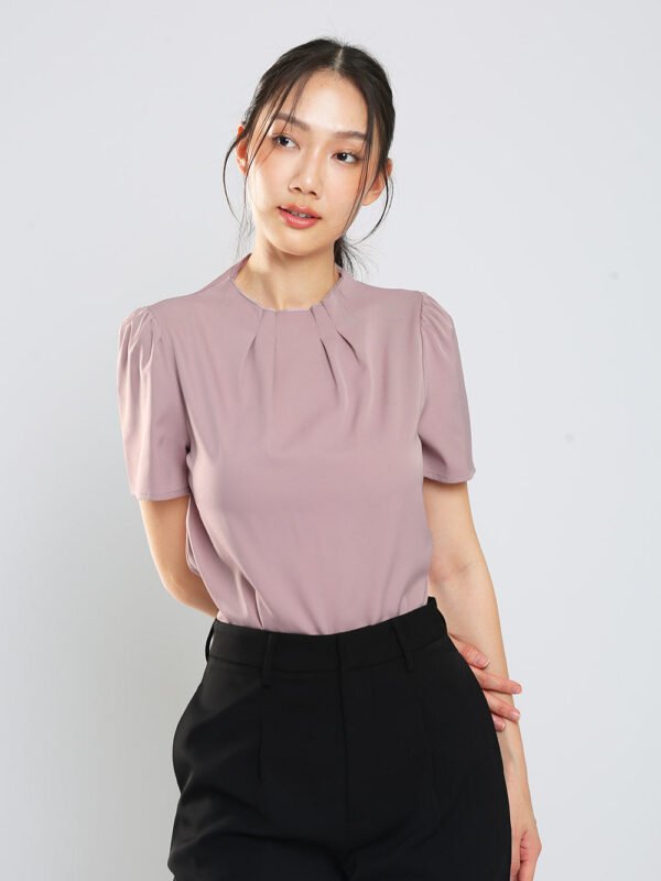 Odell Blouse in Dust Pink