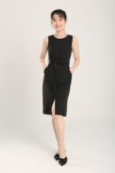 Anokhi Midi Dress in Black