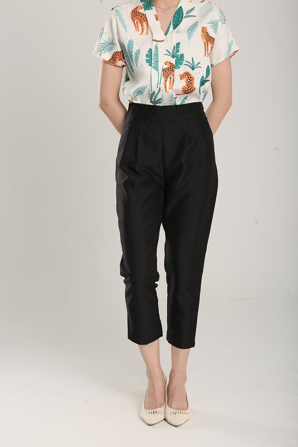 Francesca Tailored Pants in Black - 圖片 6