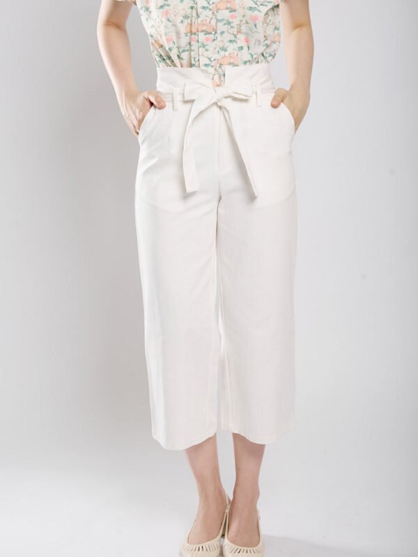 Lithany Denim Pants in White