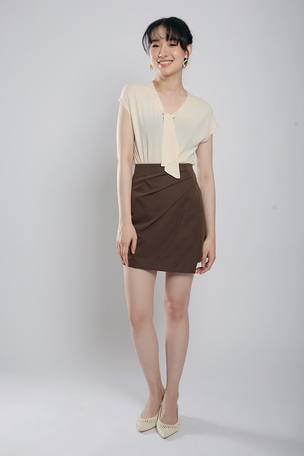 Clarita Skirt in Coffee - Image 2