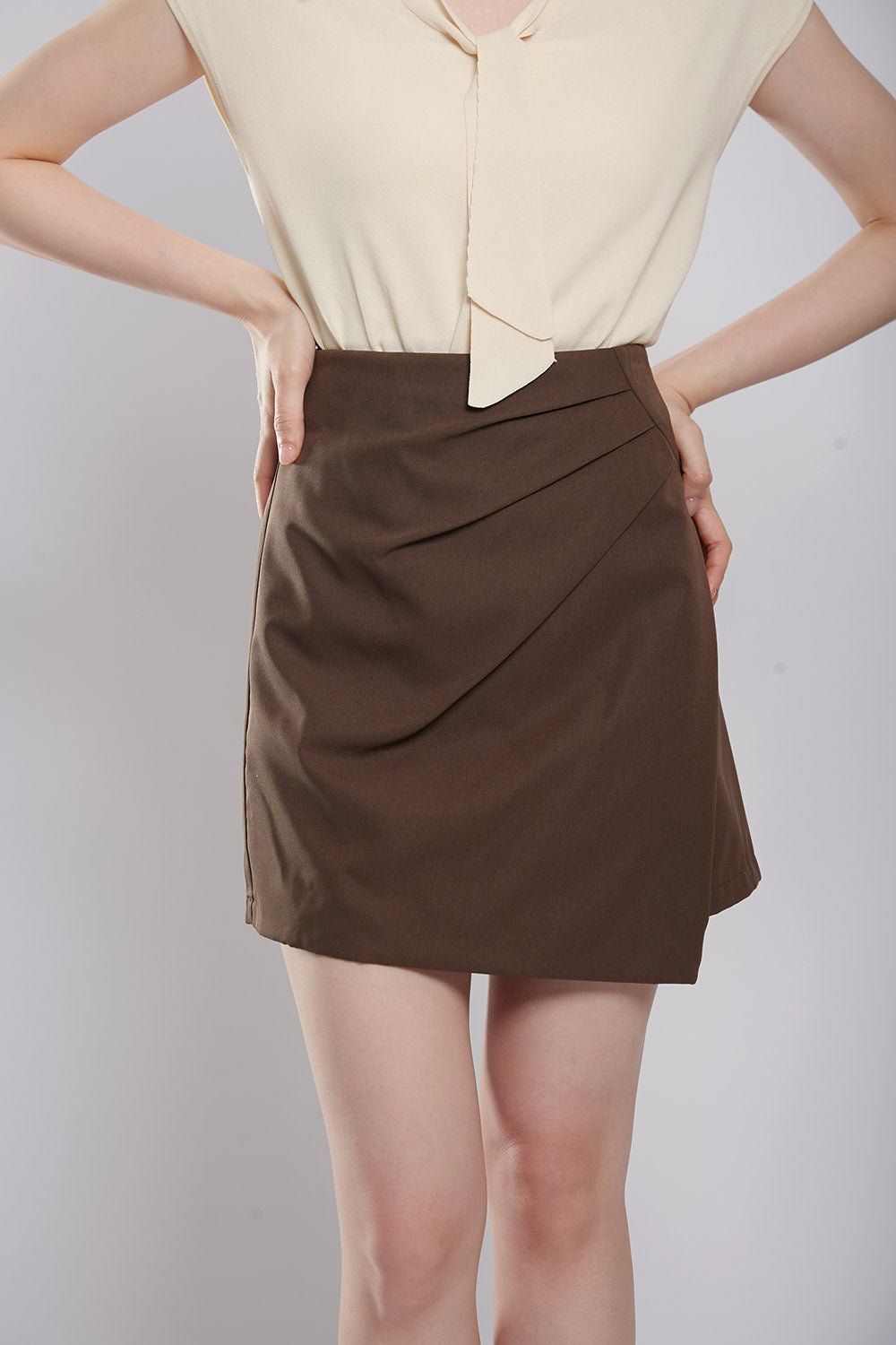 Clarita Skirt in Coffee - Image 8